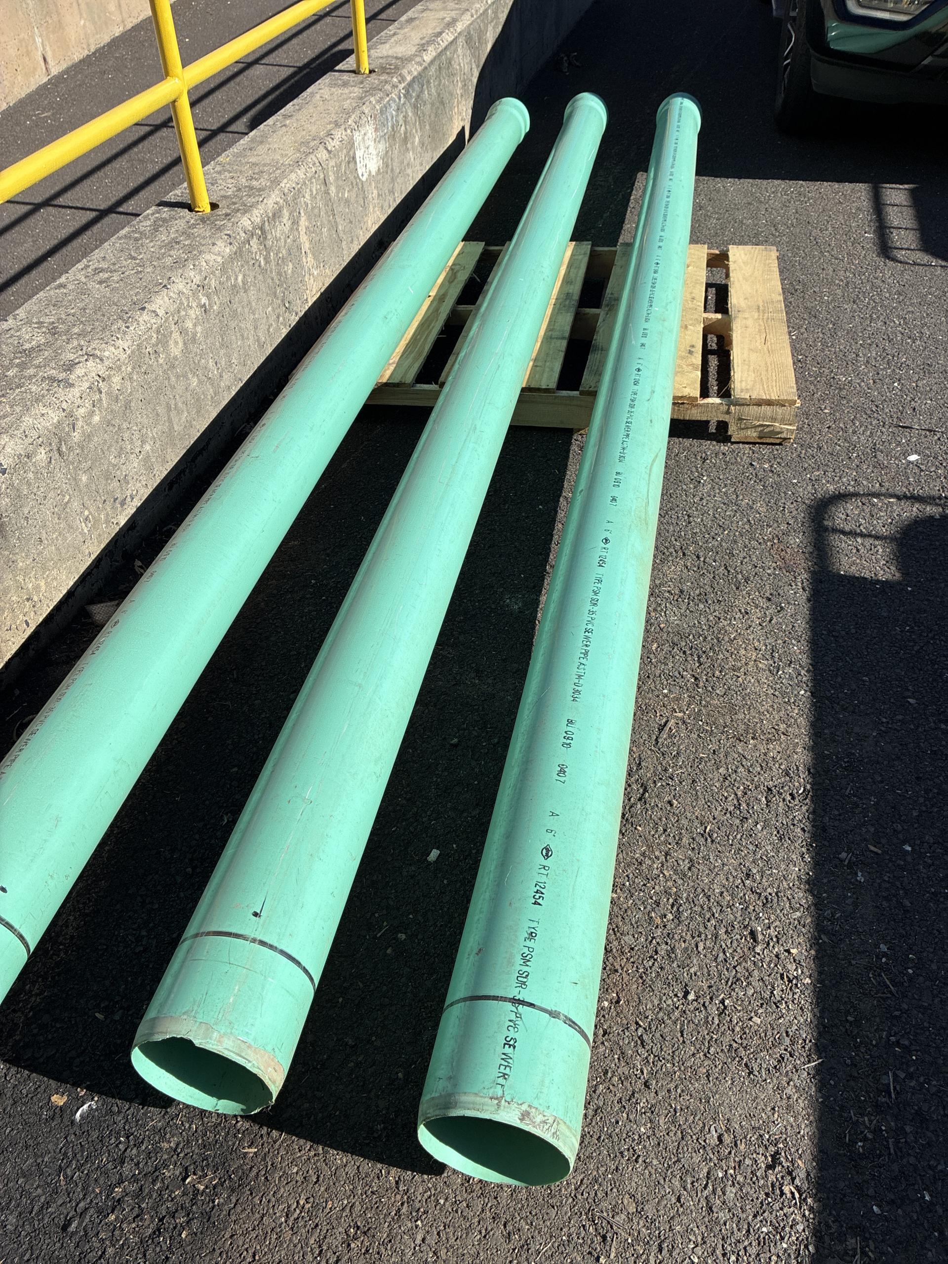 6” SDR-35 PVC 13’2” Stick