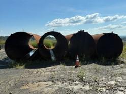 96'' OD x 1.00'' Norminal, New Trinity Sprial Weld Steel Pipe, A252 Gr. 3