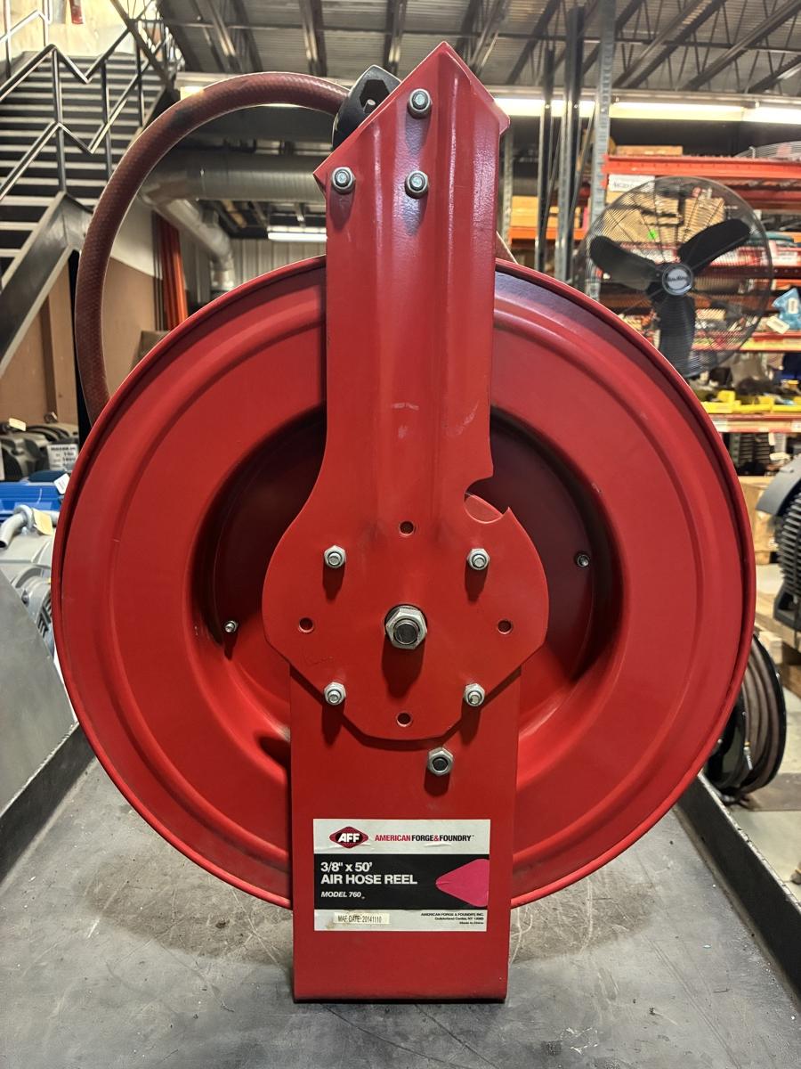 3/8" x 50' Air Hose Reel — 300 PSI